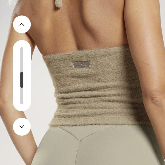 Gymshark x Whitney Simmons Eyelash Knit Midi Halter Top – NEW (No Tag) - Picture 3 of 8